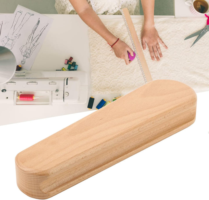 Zerodis Dampfbügeleisen mit Holz-Schneiderklöppel, 110°C Temperaturregelung, 30 g/min Dampf, ideal f
