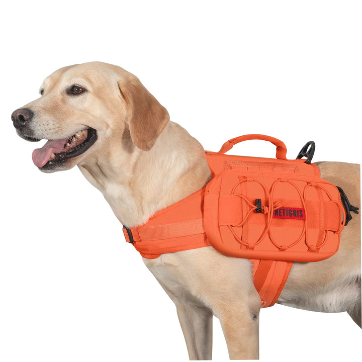 OneTigris Mammoth Hunderucksack 2.0 Version Reissen Camping Wandern Hundebackpack für M/L Grösse Hun