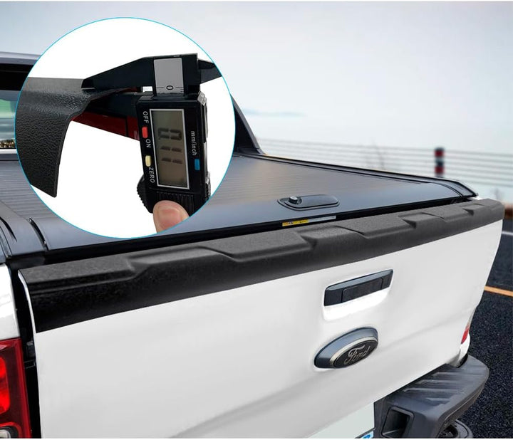 JHCHAN Ladekantenschutz Heckklappen Abdeckung für Ford Ranger 2012-2022 Wildtrak Raptor Limited XL X