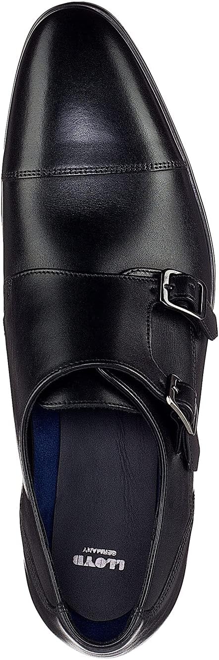 LLOYD Herren Slipper Mailand, Männer Businessschuhe,lose Einlage,Normalweit 38 EU Schwarz, 38 EU Sch