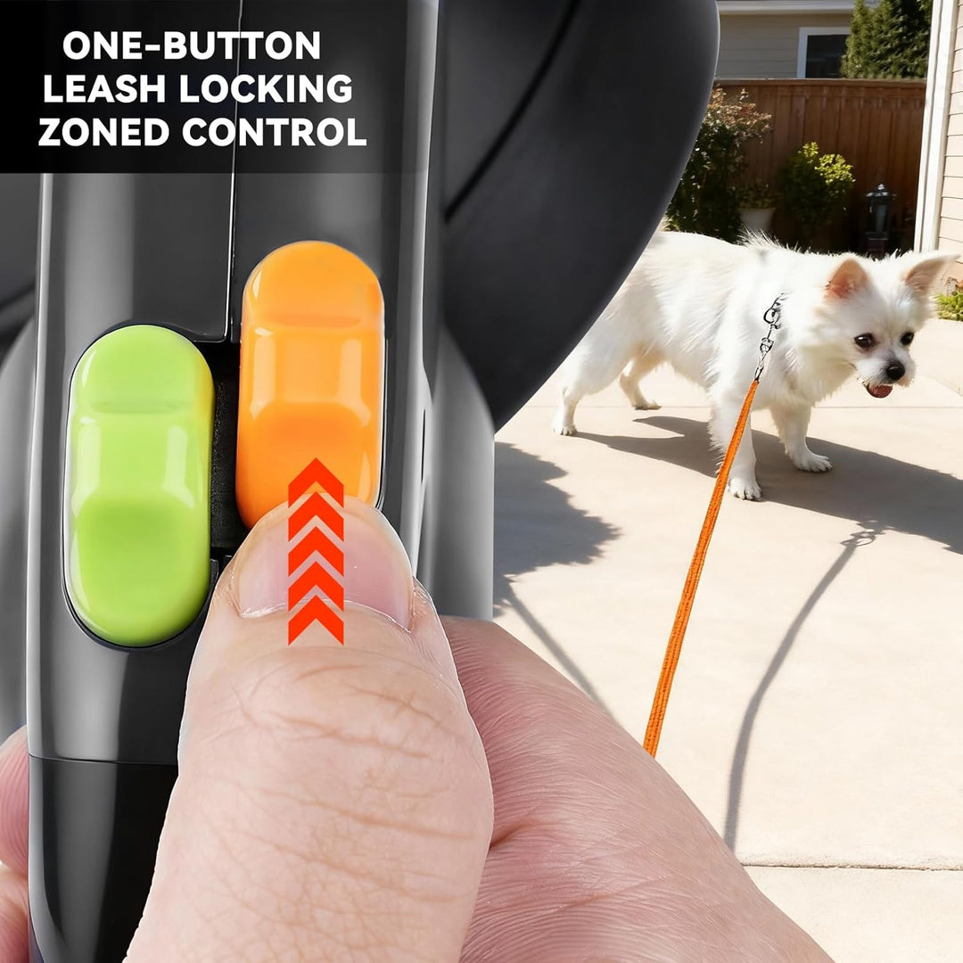 Nimomo Hundeleine, Automatische Leinen Hundeleine Einziehbare Doppel-Hundeleine Dog Lead Pet Leash 1
