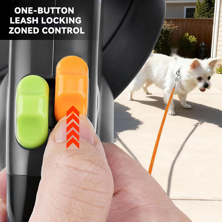 Nimomo Hundeleine, Automatische Leinen Hundeleine Einziehbare Doppel-Hundeleine Dog Lead Pet Leash 1
