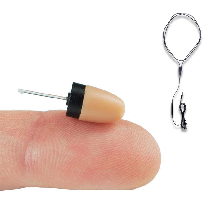 PingaOculto Spion Kopfhörer für Prüfung Mini VIP Pro Unsichtbare Kopfhörer für Handy mit Mikrofon -