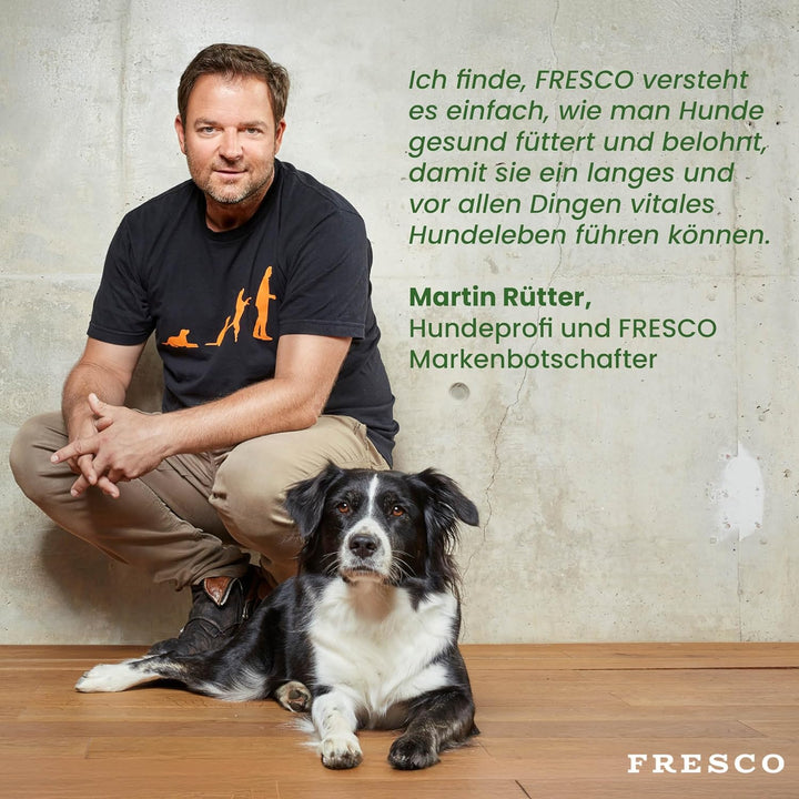 Fresco Dog Martin Rütter Trainingsknöchelchen Pferd 1kg-Eimer | getreidefreies Hundefutter | Trainin