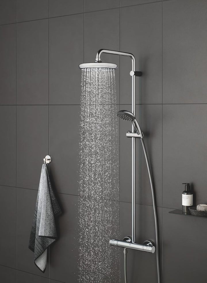 GROHE Vitalio Start 210 | Kopfbrause | Ideales Strahlbild | Chrom | 26415000, Ø210mm Ø210mm Single,