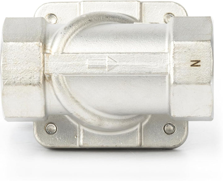 U.S. Solid 1-1/4" Magnetventil - Edelstahl DC 12V mit Viton-Dichtung, stromlos geschlossen, Anschlus