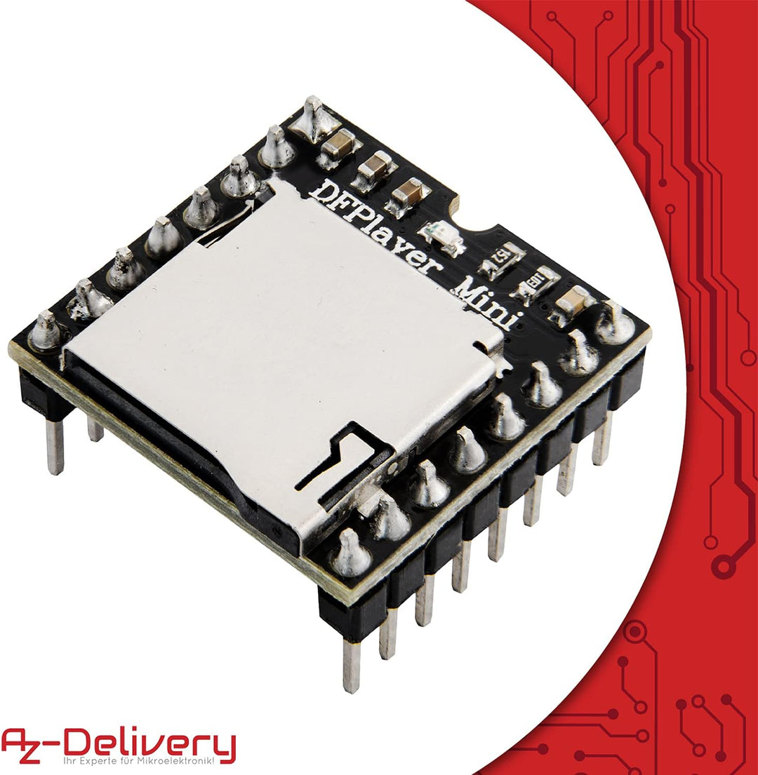 TonUINO Set (Mp3 Player, AZ-ATmega328-Board, RFID Kit und 13,56 MHz RFID Karten) kompatibel mit Ardu