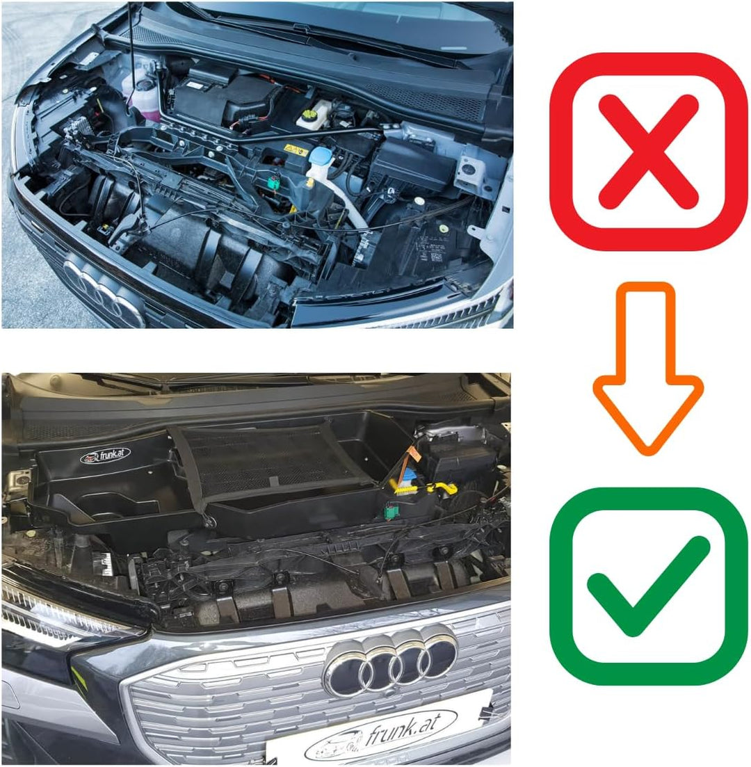 frunk (Front-Trunk vorderen Kofferraum kompatibel für Audi Q4 e-tron 2021- | Stauraum | aus brandhem