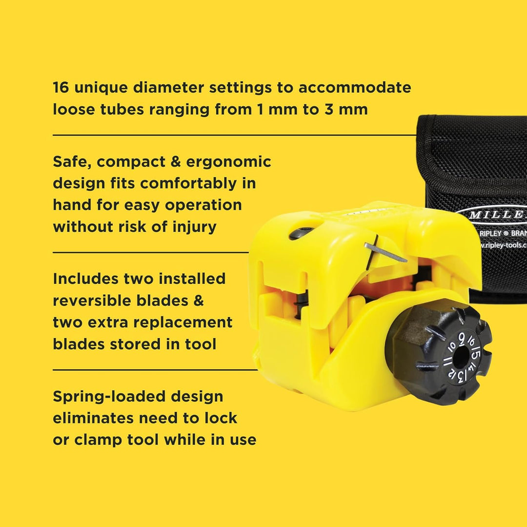 Miller MSAT 16-Kanal Mittelspanne Faserzugriff Elektrisches Drahtwerkzeug und Tasche für Arbeitstech