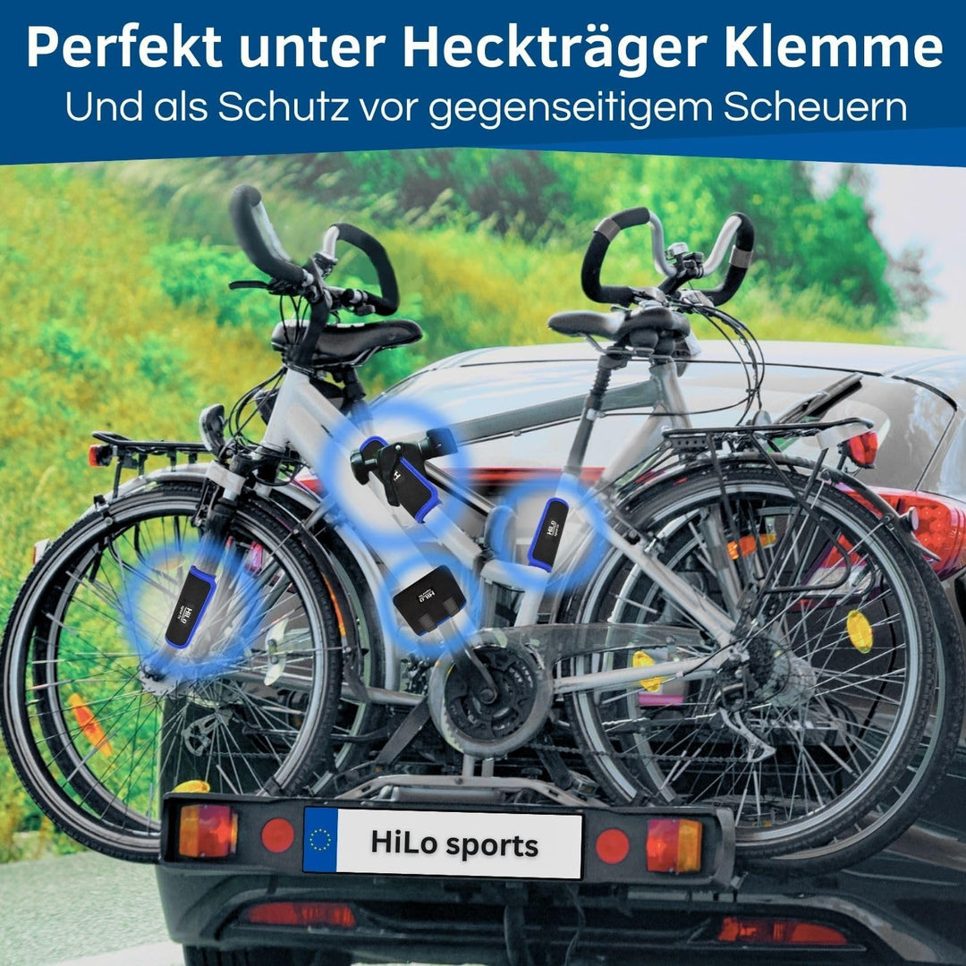 HiLo sports Fahrrad Rahmen- und Transportschutz Set - [4x Rahmenschützer & 2x Pedalschützer] - Für a