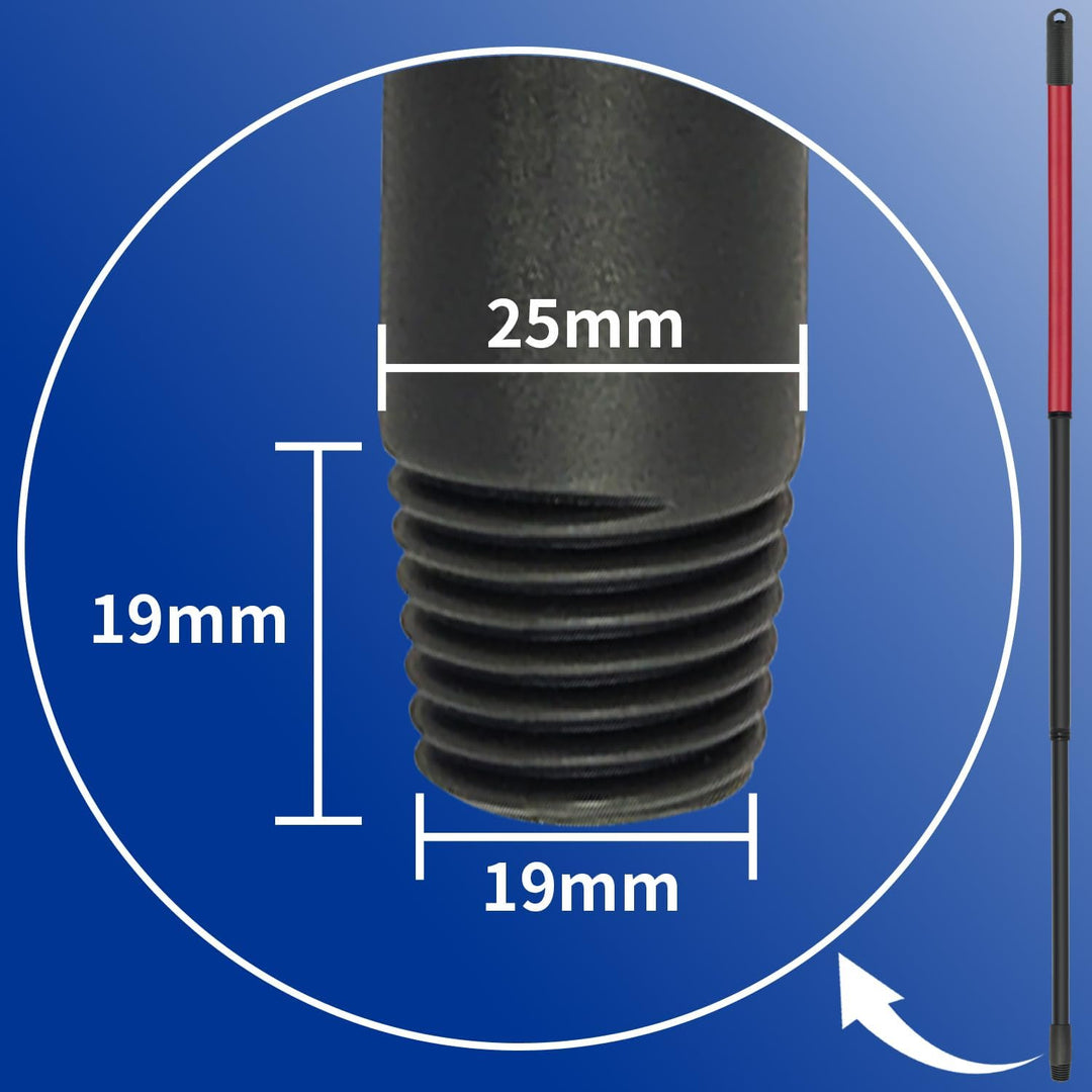 Moppzubehör Teleskopstiel Ersatzstiel für Viledar Turbo Wischmopp 123cm, Teleskopstiel