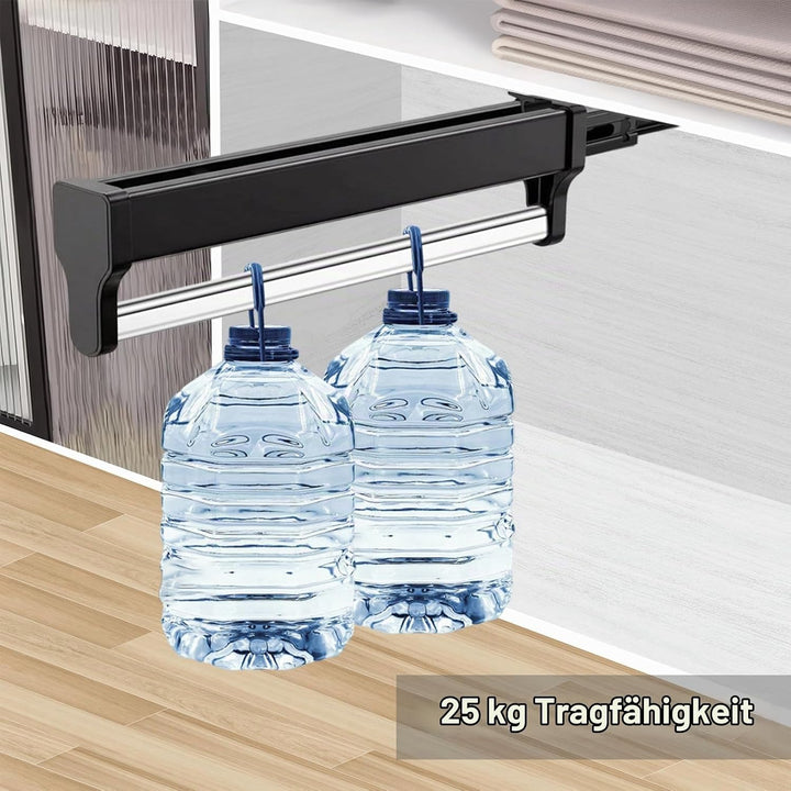 Ausziehbare Kleiderstange zum Herausziehen der Kleiderbügel Verstellbarer Kleiderschrank Teleskopsta