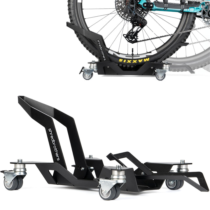 SHREDBROTHERS Fahrradständer E-Bike rollbar Abstellständer Ständer Stabiler Bodenparker MTB Ständer