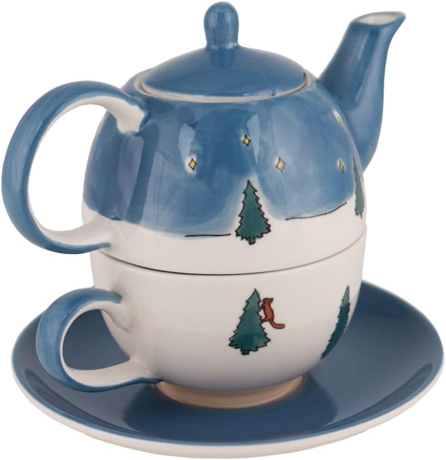 Mila Keramik Tee-Set Tea for One Rotwild | MI-99299