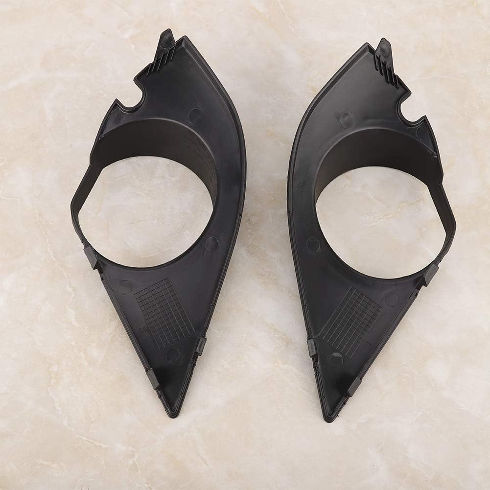 Nebelscheinwerfer Abdeckung, Nebelscheinwerfer Abdeckung Lampe Rahmengitter Fit für 5er E60 E61 03-1