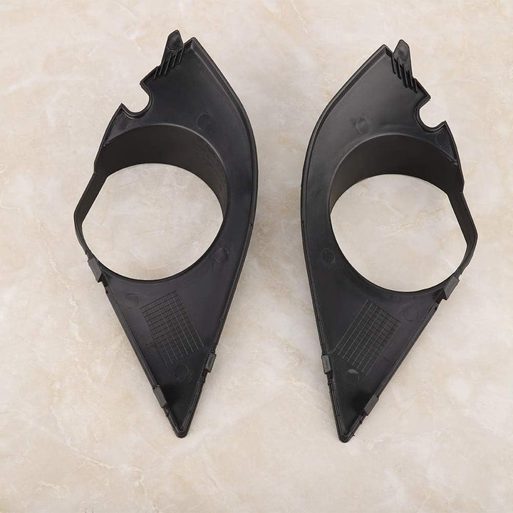 Nebelscheinwerfer Abdeckung, Nebelscheinwerfer Abdeckung Lampe Rahmengitter Fit für 5er E60 E61 03-1