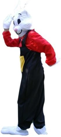 Hasen-Kostüm, Su22 Gr. L-XL, Hase Karnevalskostüm für Männer und Frauen, Hasen-Kostüme für Fasching