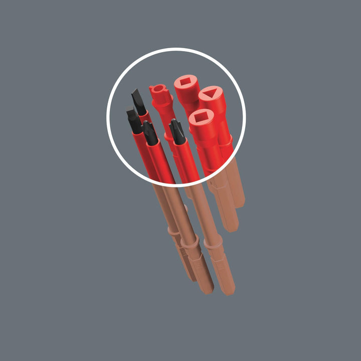 Wera Kraftform Kompakt VDE 60 i/65 i/7, 7-teilig, 05003472001 Einzelbett, Einzelbett