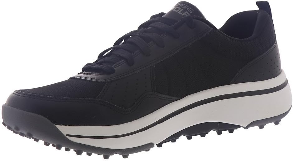 Skechers Herren Go Arch Fit-Line Up Golf Shoes 46 EU Schwarz, 46 EU Schwarz