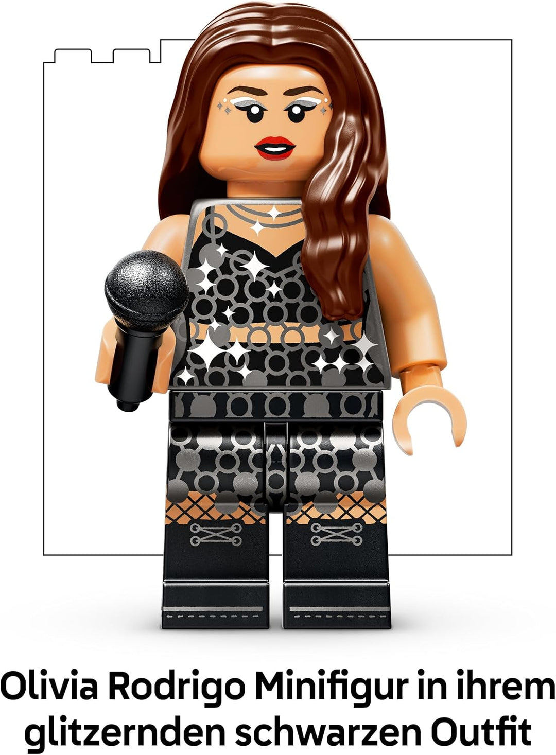 LEGO Editions Olivia Rodrigos Konzertmond - Spielzeug Plattenspieler, Schallplatte &amp; Minifigur - Mus