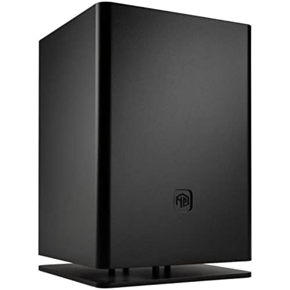 HGC Kompatibel mit Osmi 3.1 Aluminium Mini-ITX Gehäuse – Schwarz
