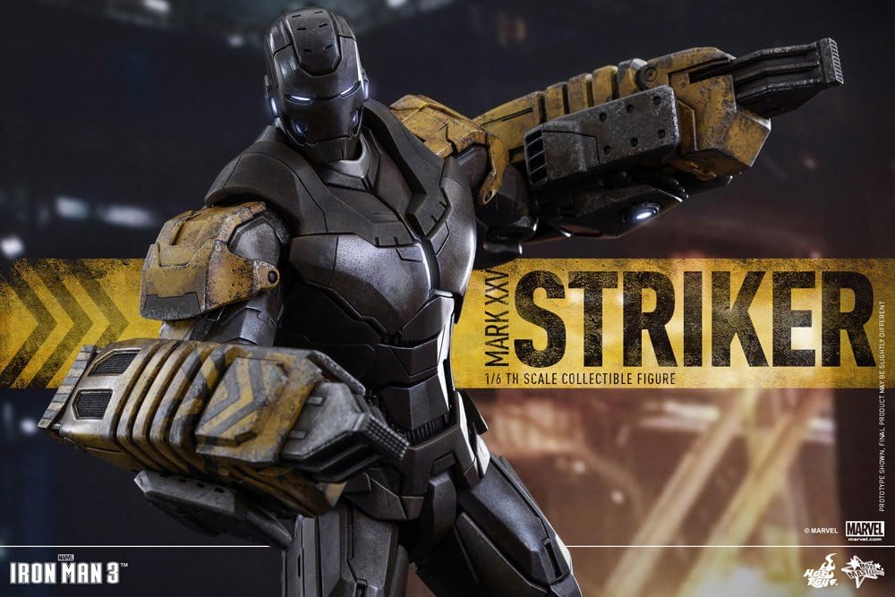 Hot Toys Massstab 1: 6 "Iron Man Mark xxv-Striker Movie Masterpiece Serie Figur (grau)