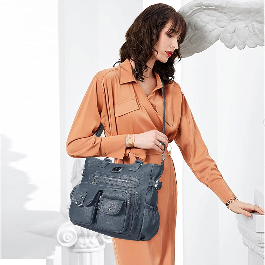 KL928 Handtasche Damen Tasche Umhängetasche Schultertasche Damentaschen gross für Damen Frauentasche