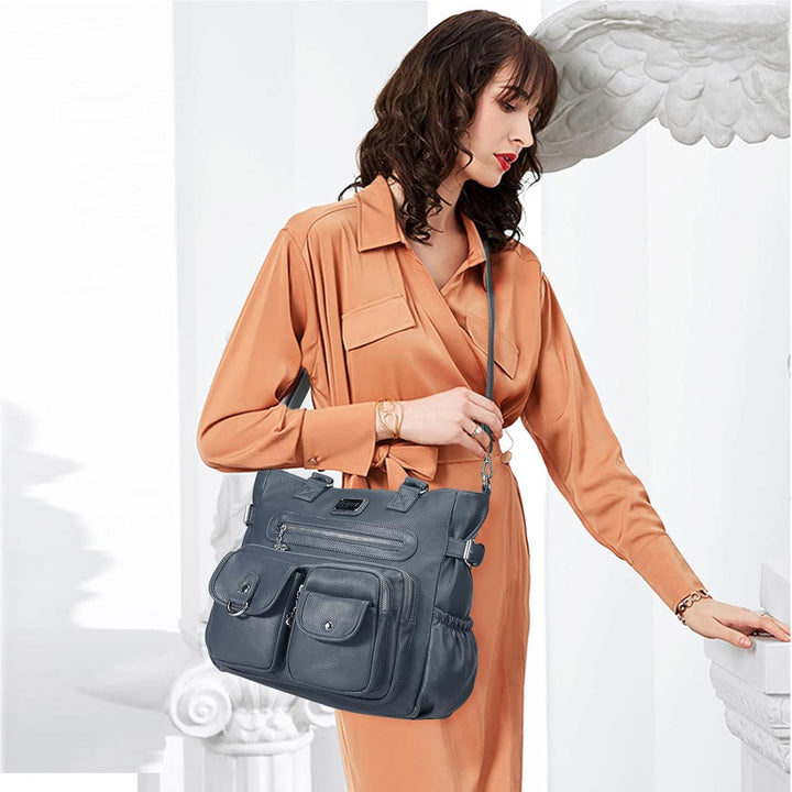 KL928 Handtasche Damen Tasche Umhängetasche Schultertasche Damentaschen gross für Damen Frauentasche