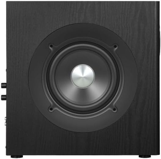 Edifier T5s AKTIV-SUBWOOFER – 8-Zoll-Tieftöner – 70 Watt – Low-Pass-Filter – Frequenz bis 35Hz – MDF