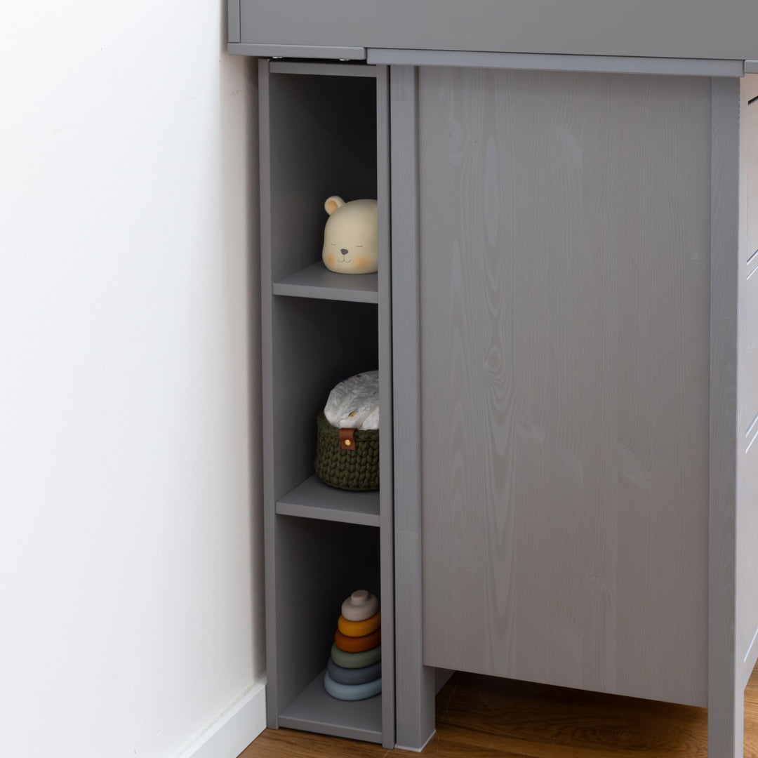 Stauraumregal für IKEA HEMNES Kommode – passgenaues Zwischenregal für Windeln, Babykleidung & Pflege