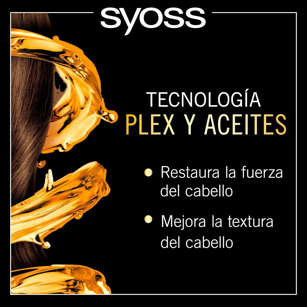 SYOSS Oleo Intense Haarfarbe 100% reine Öle 0% Ammoniak 6-76 Warmes Kupfer (3er Pack) Grau 3 stück (