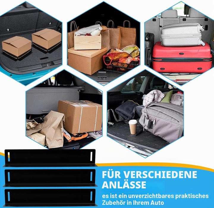 VGECEE 3 Stück Kofferraum Klett Fixierung 30 x 4 x 5cm Auto Gepäckfixierung Kofferraum Klett Cargoel