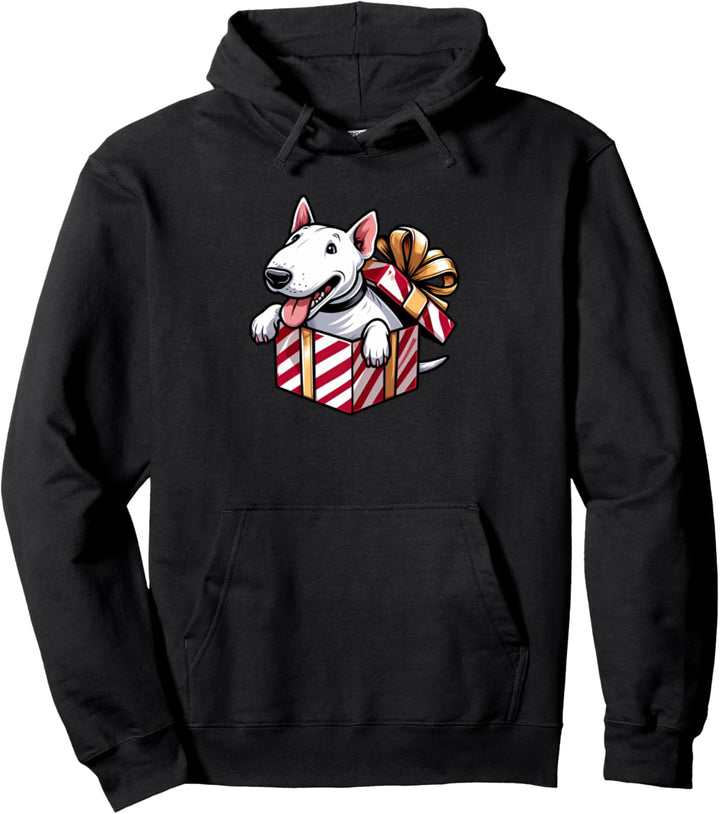 Englischer Bullterrier Weihnachten Lustiger Hund Xmas Pullover Hoodie