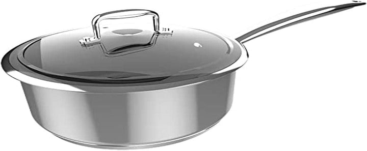 Cecotec Polka Classy 16 Topf Steel, Durchmesser 16 cm, Fassungsvermögen 1,3 l, Edelstahl 18/10, Anti