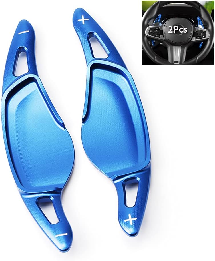 HIBEYO 2 Stücke Lenkrad Schaltwippen Verlängerung Paddles Lenkrad für BMW 5er G30 G31 G38 7er G11 G1