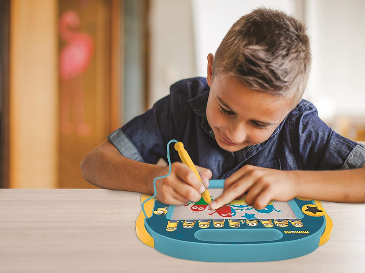 Lexibook CRDES550 Despicable Me/Minions Magische magnetische Zeichentafel, Magnettafel für Kinder, k