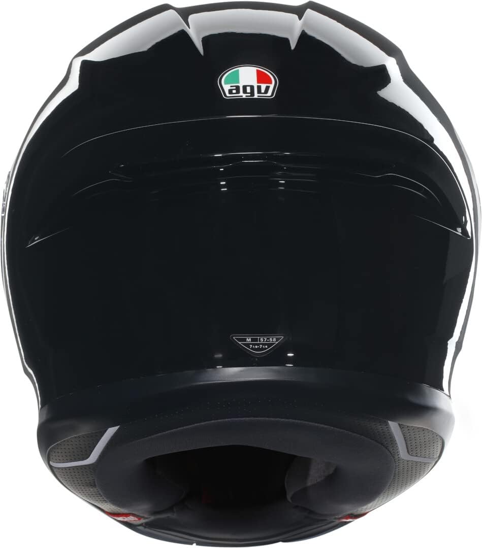 K6 S AGV E2206 MPLK, Full-face Motorcycle Helmet Schwarz XS, Schwarz XS