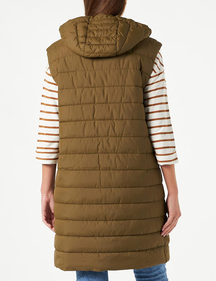 s.Oliver Damen Outdoor Weste 34 Grün, 34 Grün