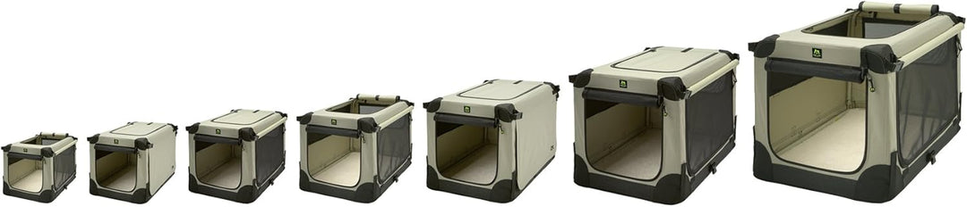 Maelson Soft Kennel faltbare Hundebox -beige - S 72 - (72 x 52 x 51 cm) hautfarben L 72 x B 51 x H 5