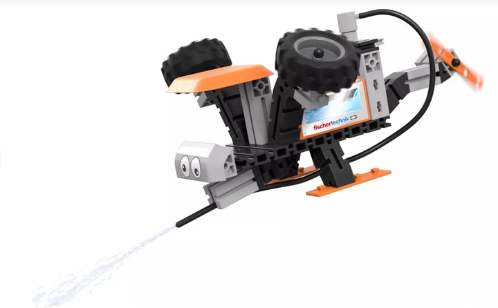 fischertechnik Junior Pro 576100 – Konstruktionsspielzeug für Kinder, Baukasten mit 7 Modellen inkl.