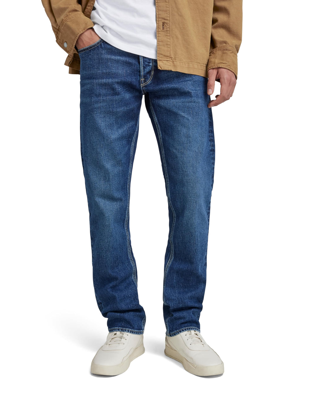 G-Star Herren Mosa Straight Jeans 26W / 30L Blau (Faded Atlantic Ocean D23692-c052-g119), 26W / 30L