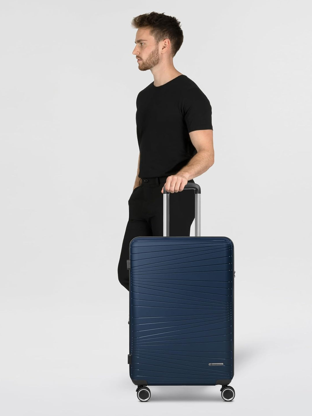 Franky Dallas 3.0 Hartschalen-Koffer gross | Reisekoffer - Trolley ausgestattet mit 4 Rollen, einem