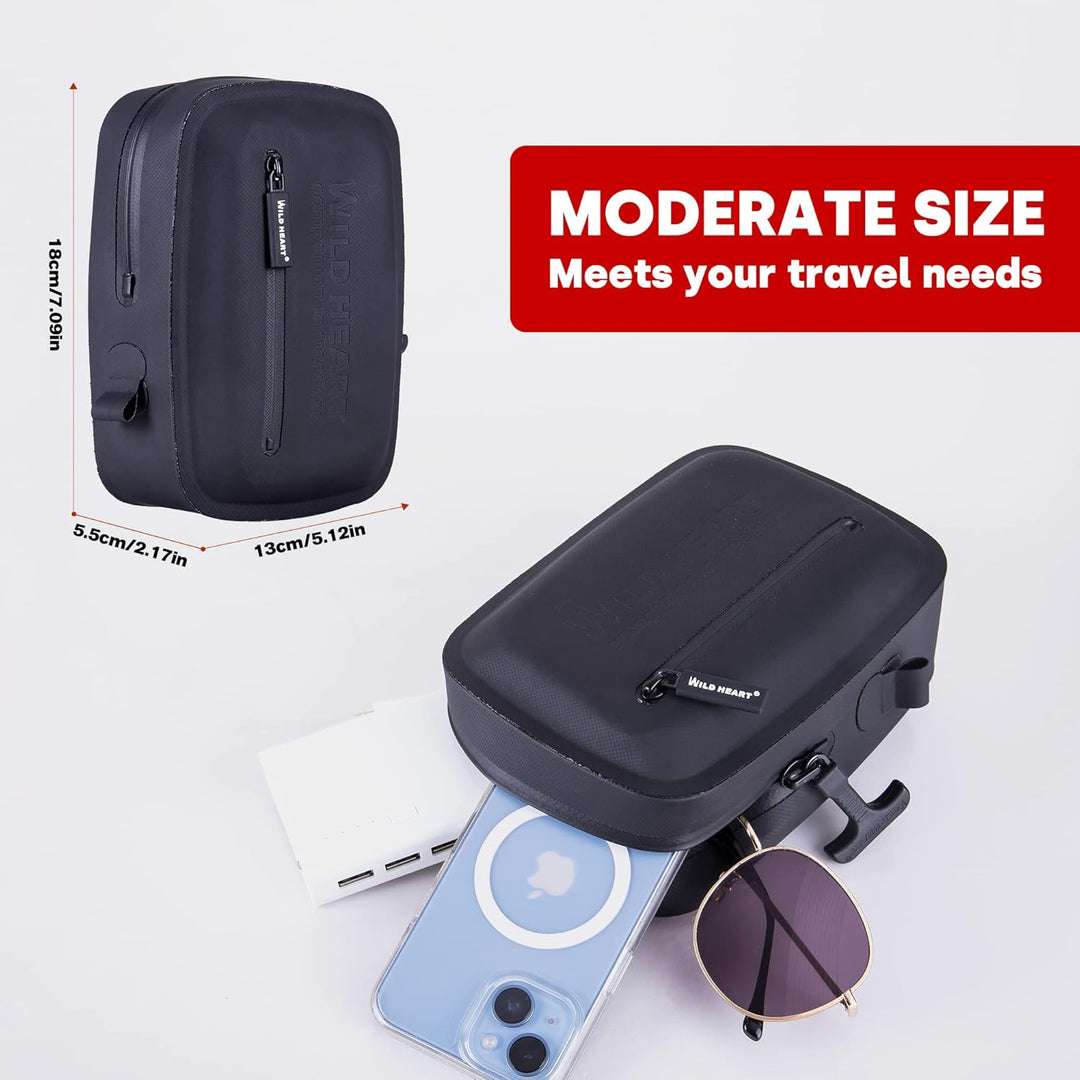 WILD HEART Luftdichte und wasserdichte kleine Tasche für Medikamente/Handy/Geldbörse, zum Aufhängen