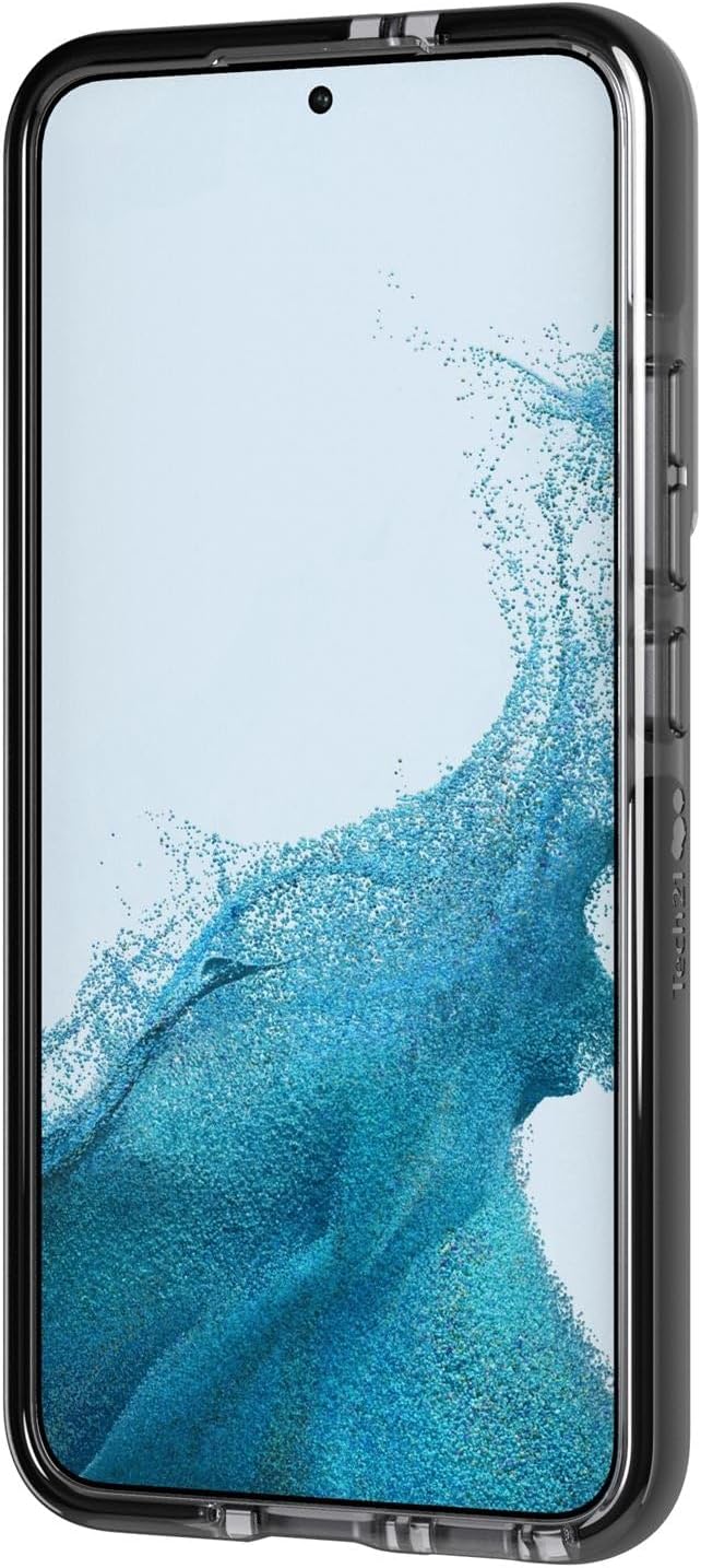 tech21 Evo Check für Samsung Galaxy S22 Plus - Schutzhülle mit 4,8 m Multi-Drop-Schutz Smokey Black
