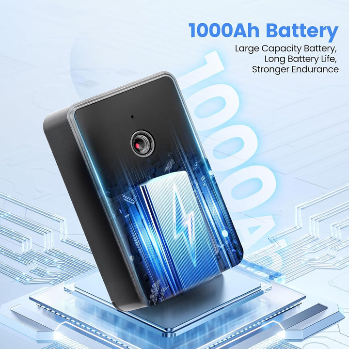 Drahtlose Video Türklingel,4,3 Zoll IPS Bildschirm Klingel Mit Kamera,Aussentürklingel, 1080P HD,170