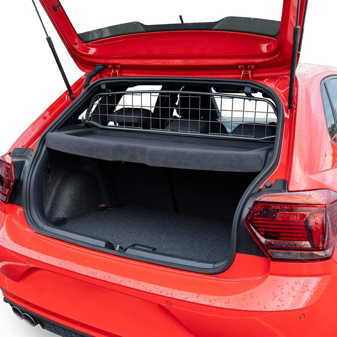 Travall Hundegitter für Volkswagen Polo 2017-2021, fahrzeugspezifisches Trenngitter für den Kofferra
