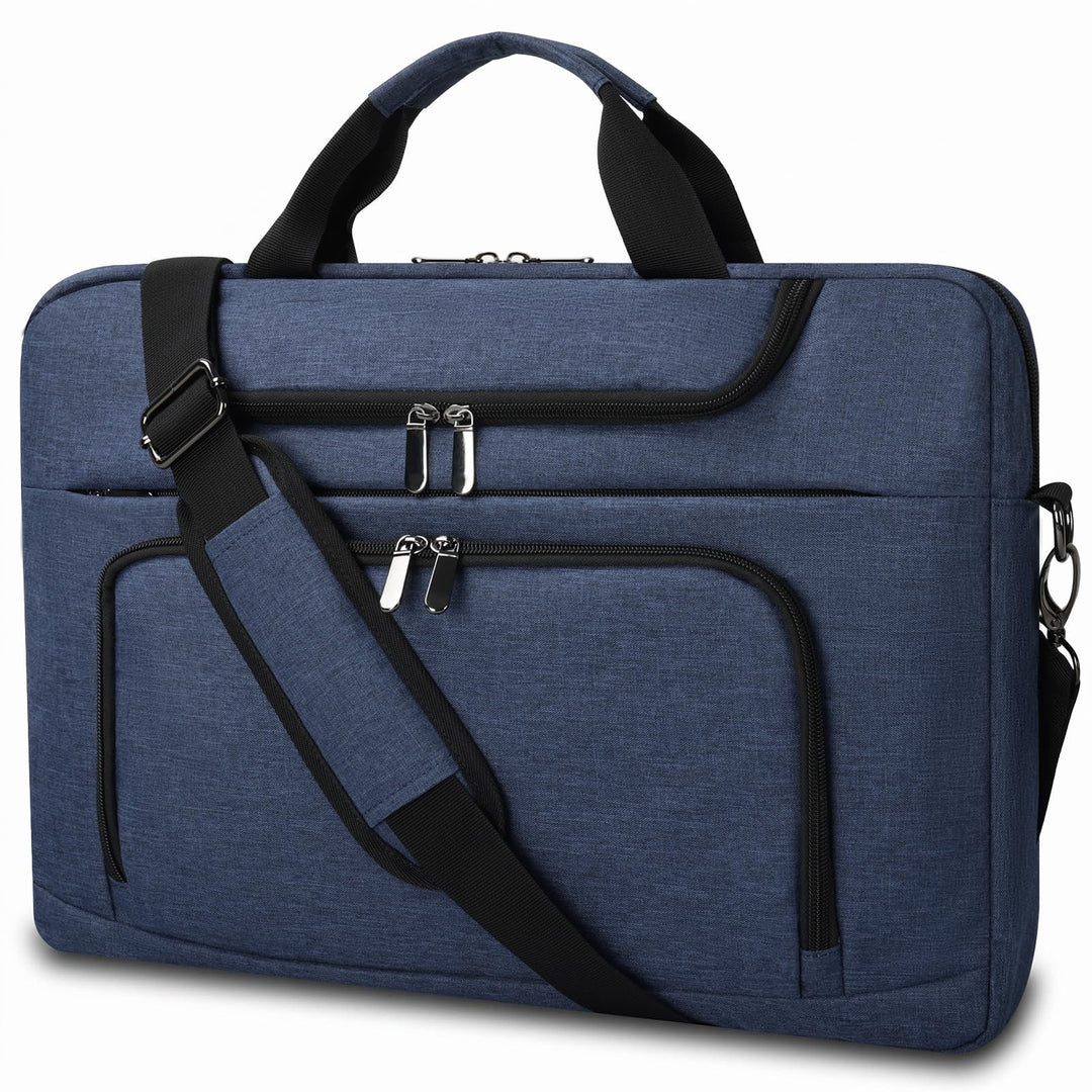 BERTASCHE Laptoptasche 17 Zoll - 17,3 Zoll Notebooktasche für Herren Damen, Computertasche für Reise