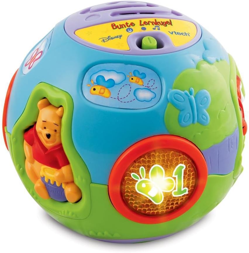 VTech 80-106104 - Winnie Puuhs Bunte Lernkugel Single, Single