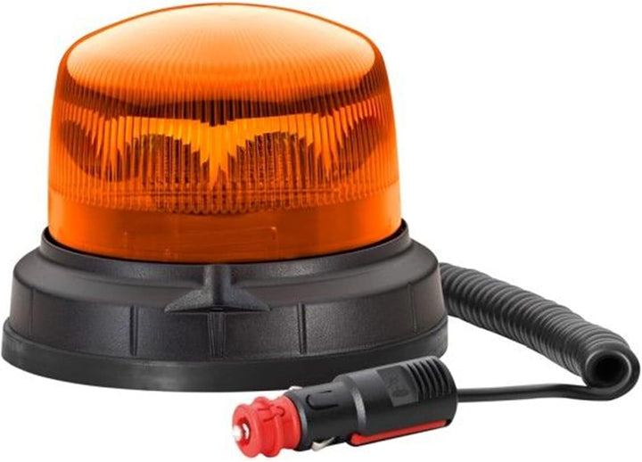 HELLA - LED-Blitz-Kennleuchte - RotaLED Compact - 12/24V - gelb - Magnetbefestigung - Kabel: 200mm -
