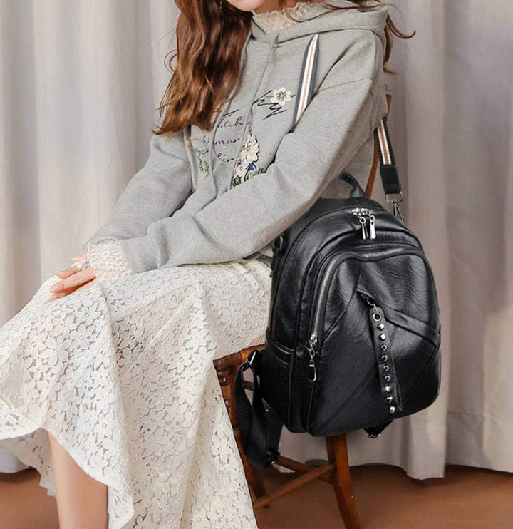 BUKESIYI Damen Tasche Rucksack Handtasche Frauen Backpack Klein Anti Diebstahl Schulrucksack Laptop